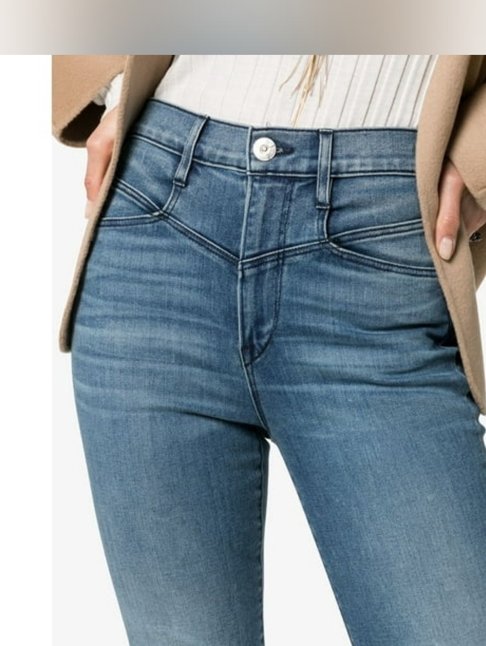 3X1 Higher Ground Jesse Straight High Rise Jeans in Lana 27 - Picture 3 of 9